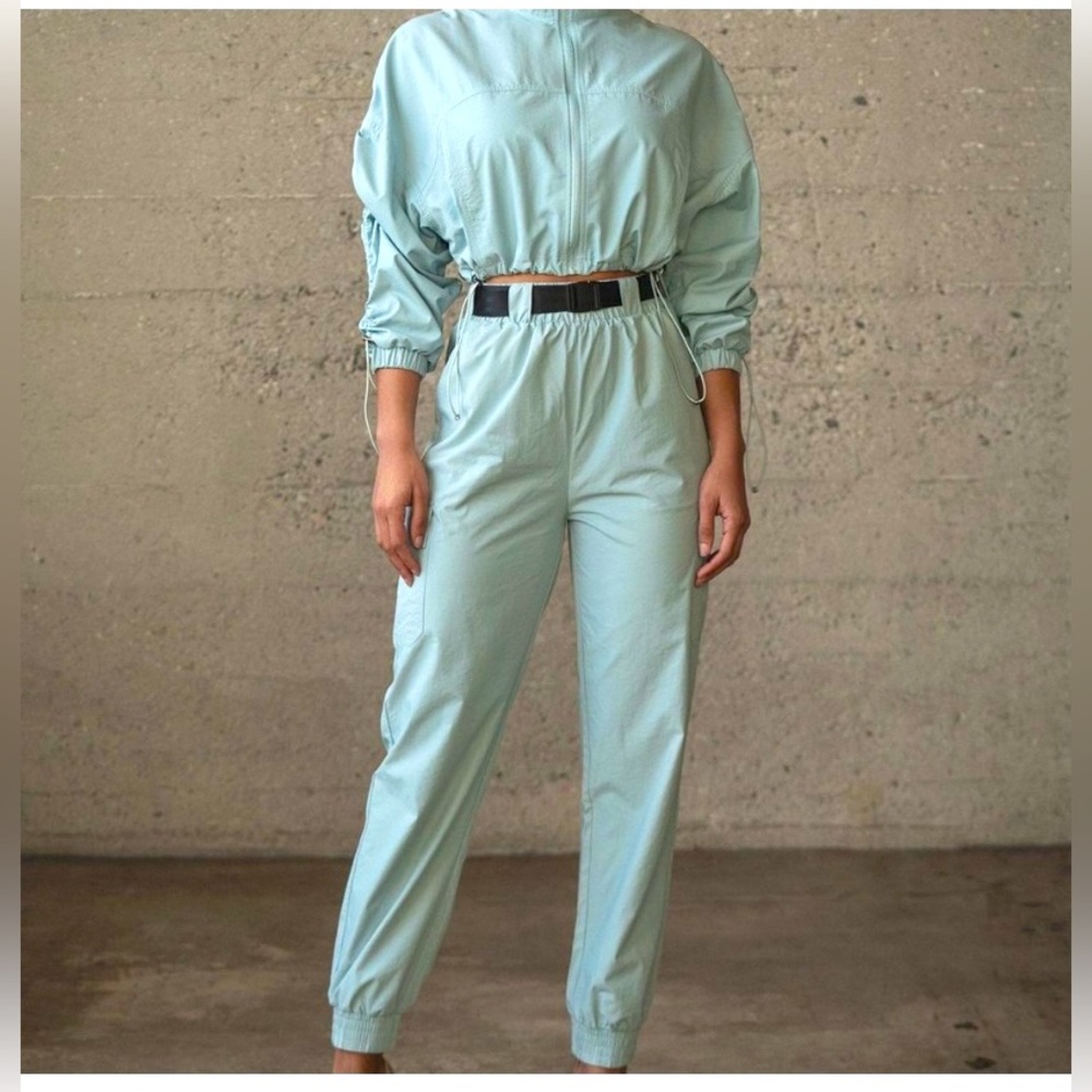 NWT JLuxLabel Sage Zuri Cargo Joggers and Jacket Set
